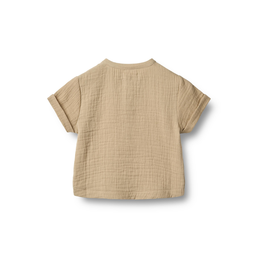 Wheat Svend S/S shirt soft sand