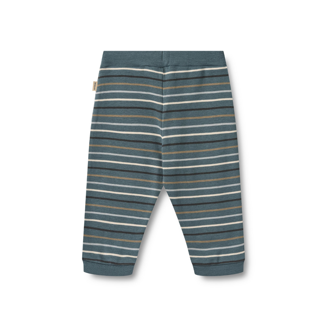 Wheat Leo bukser blue multi stripe