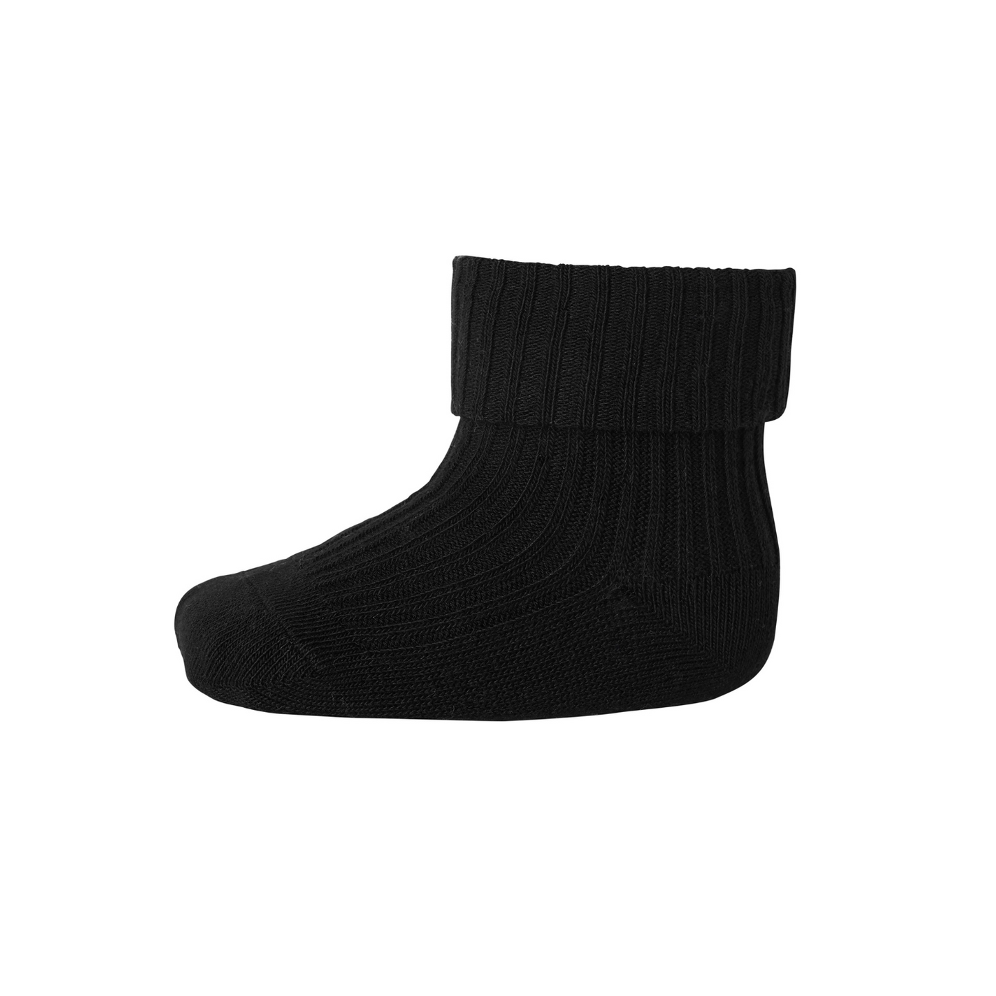 MP Danmark Bomulds rib strømper 8 black