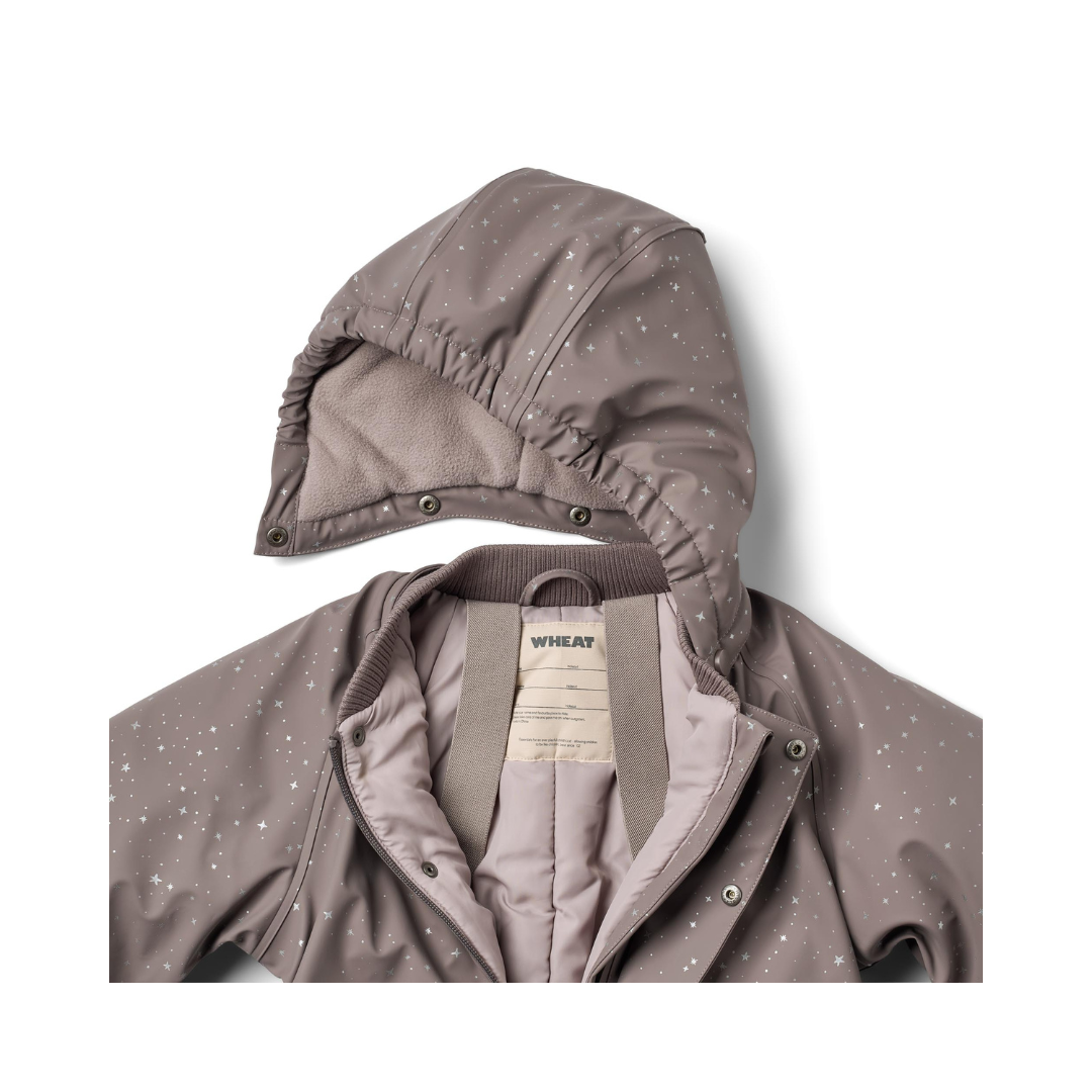 Wheat Ludo gummiflyverdragt purple stone stars