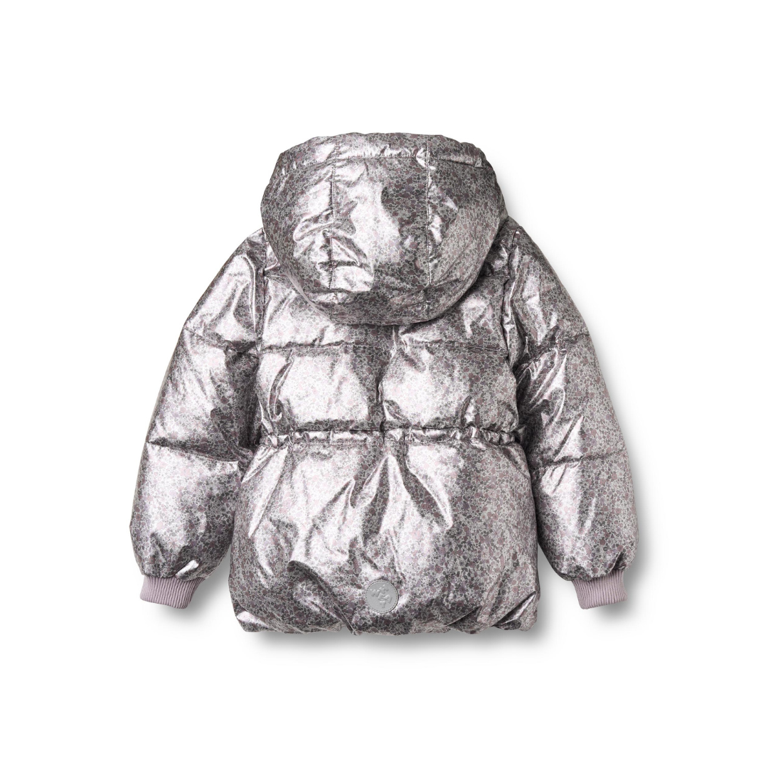Wheat Eli puffer jakke silver flower meadow