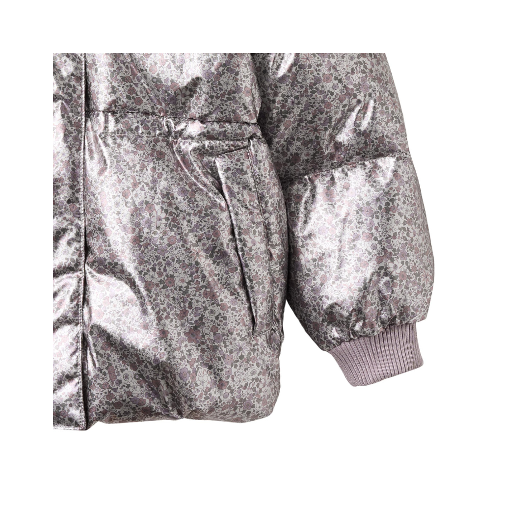 Wheat Eli puffer jakke silver flower meadow