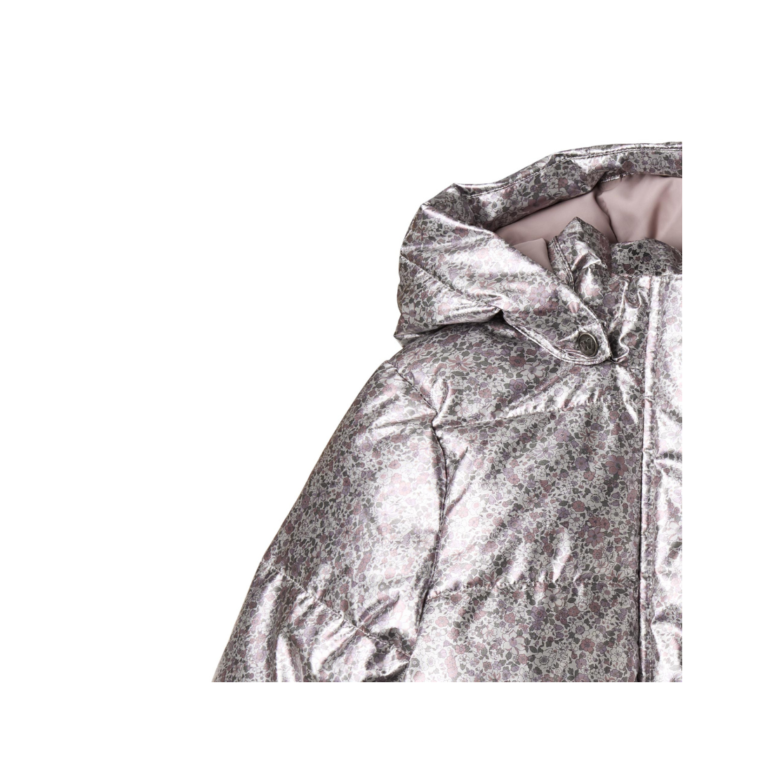 Wheat Eli puffer jakke silver flower meadow