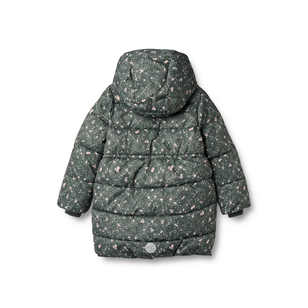 Wheat Yrsa puffer jakke forest lake checked flowers