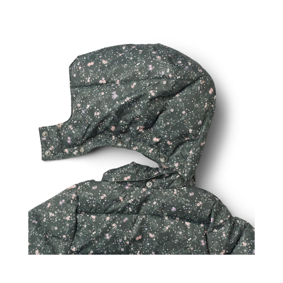 Wheat Yrsa puffer jakke forest lake checked flowers