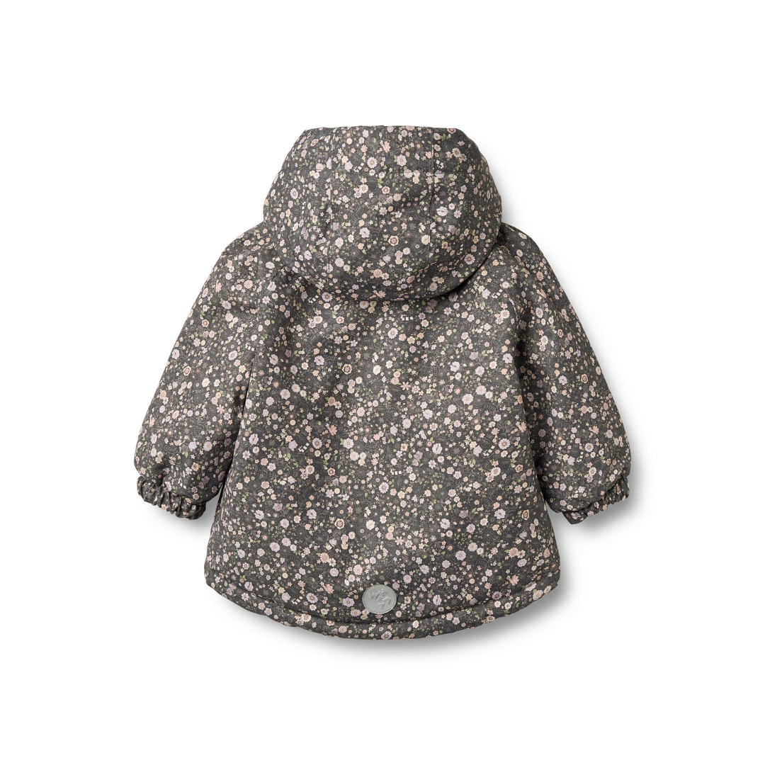 Wheat Sascha tech vinterjakke black sea open flowers