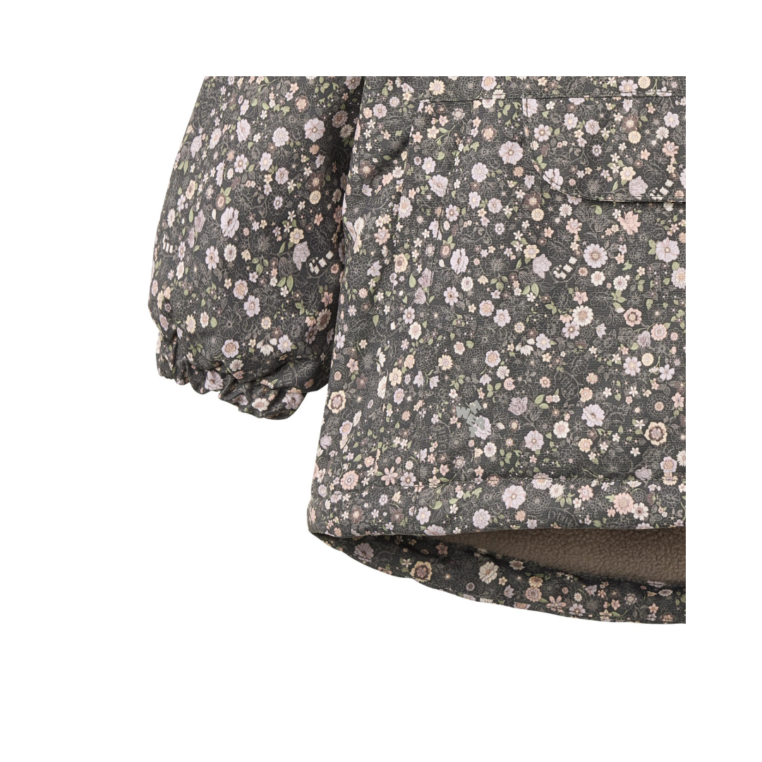 Wheat Sascha tech vinterjakke black sea open flowers