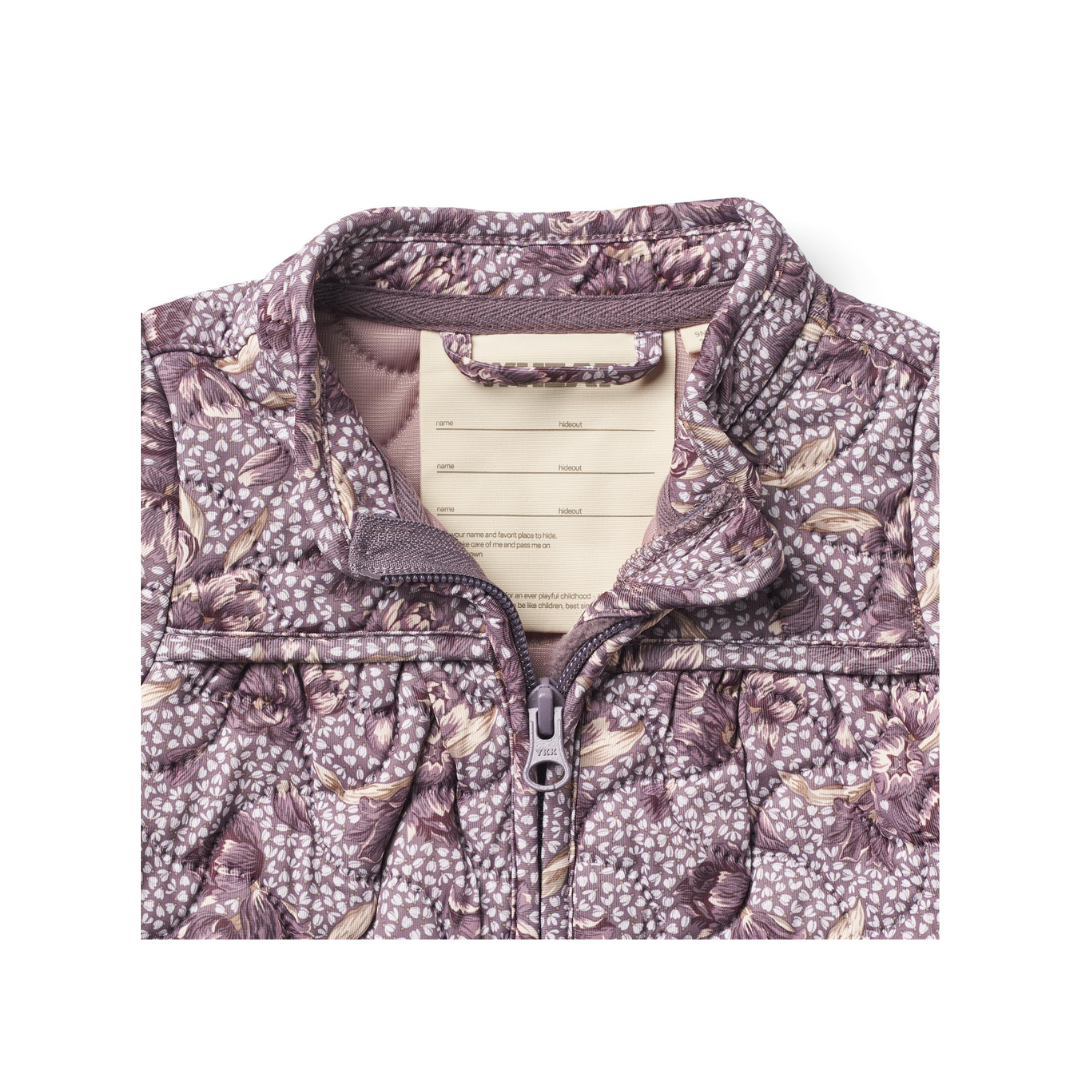 Wheat Thilde termojakke lilac tulips