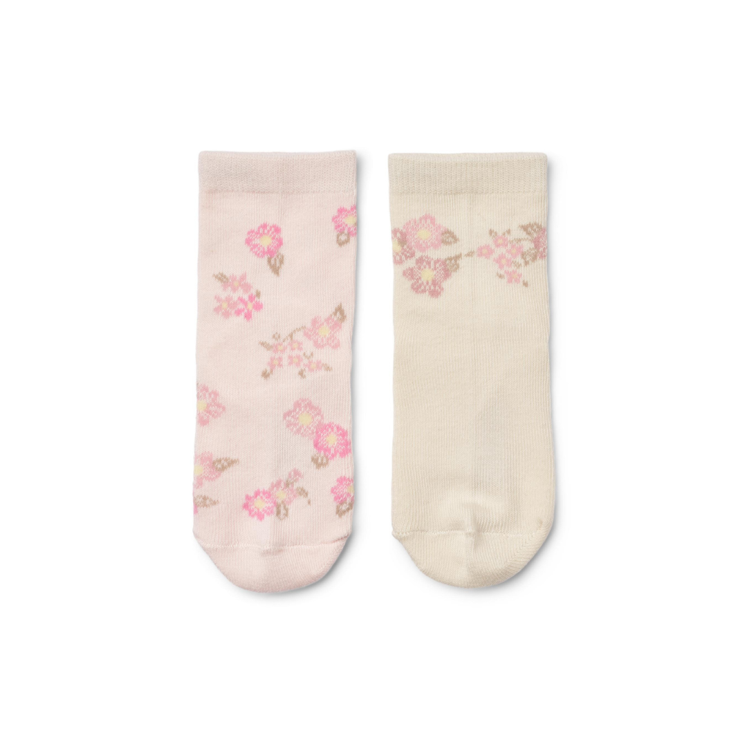 Wheat Luna strømper 2-pak mønstret