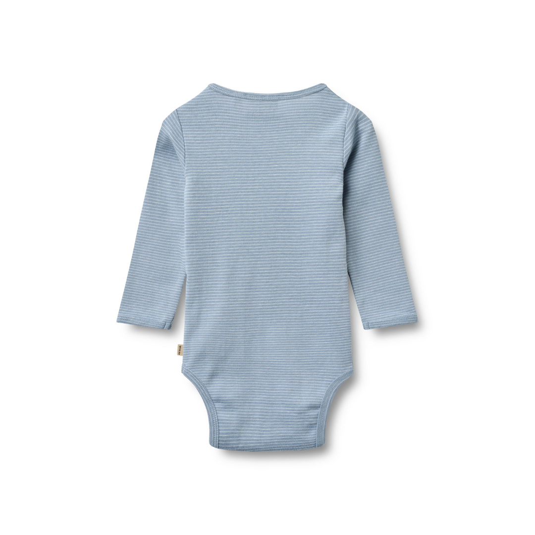 Wheat Berti body LS faded blue stripe