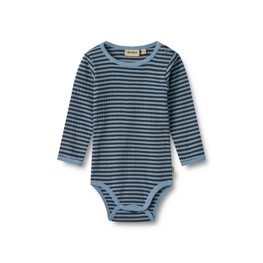 Wheat Berti body bright blue stripe