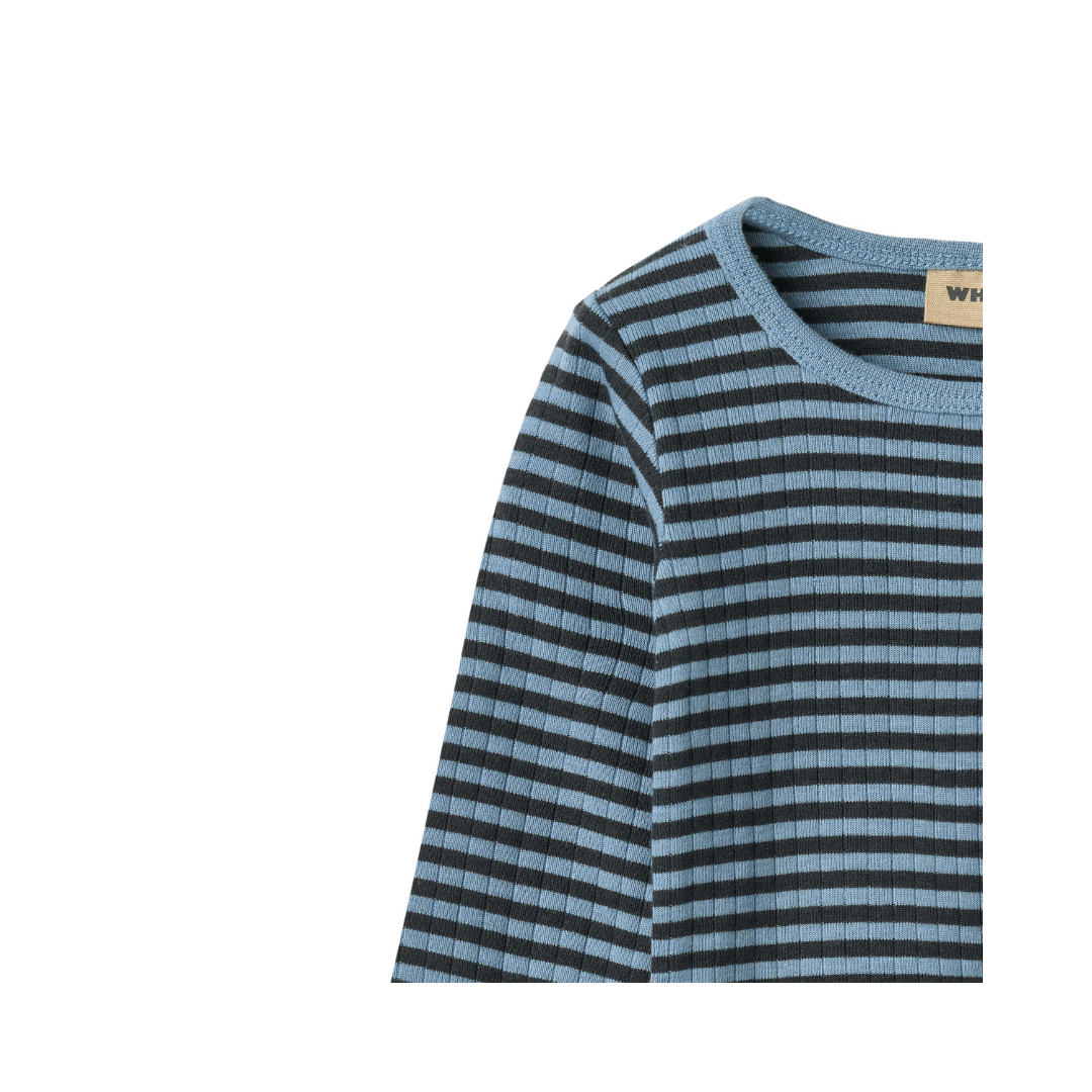 Wheat Berti body bright blue stripe