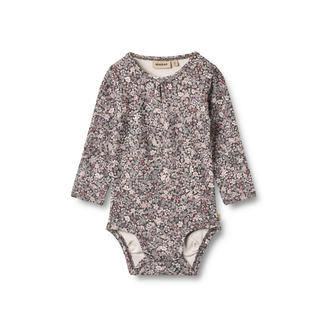 Wheat Liv body purple stone flowers