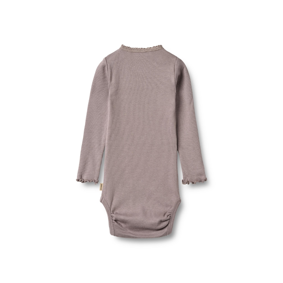 Wheat Lotta rib body dusty purple