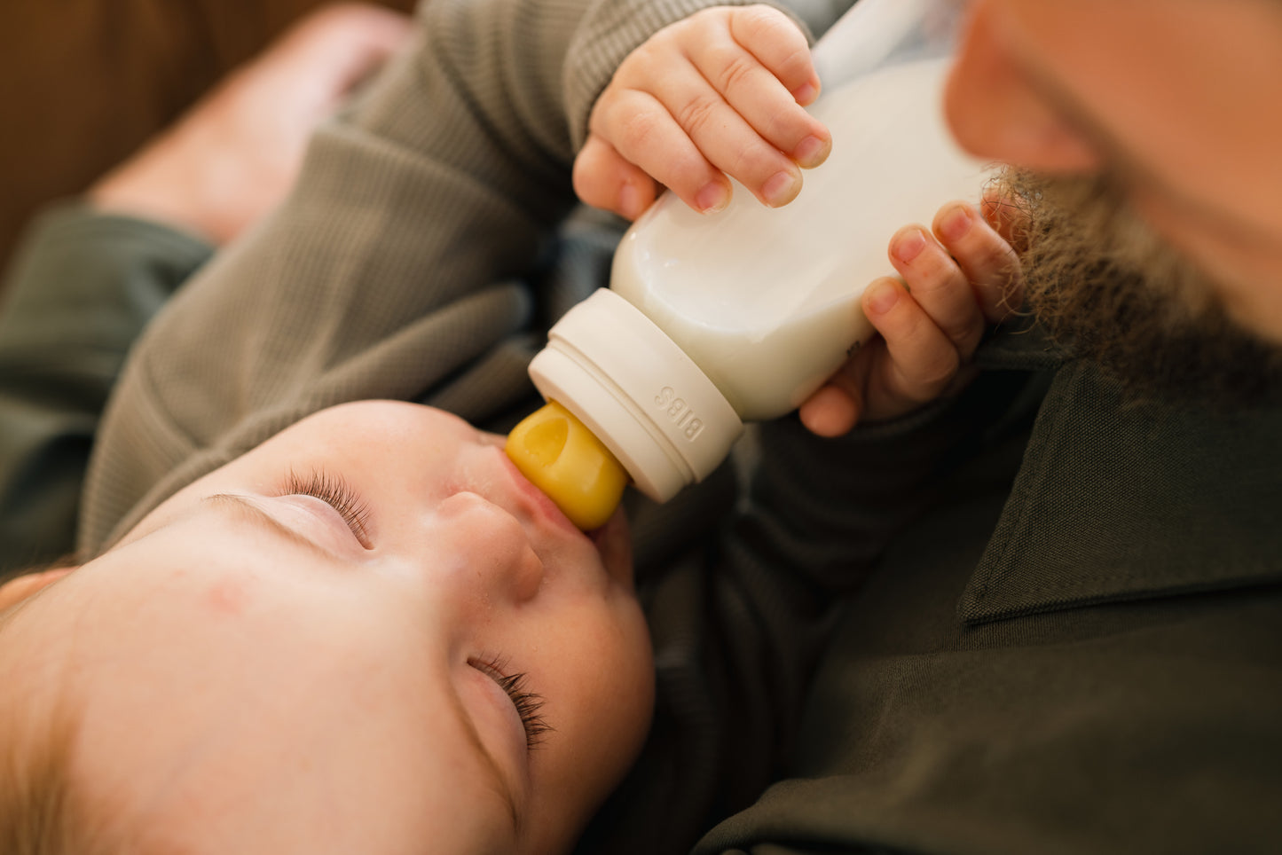 Baby med BIBS Flaskesutter 2-pak latex fast flow