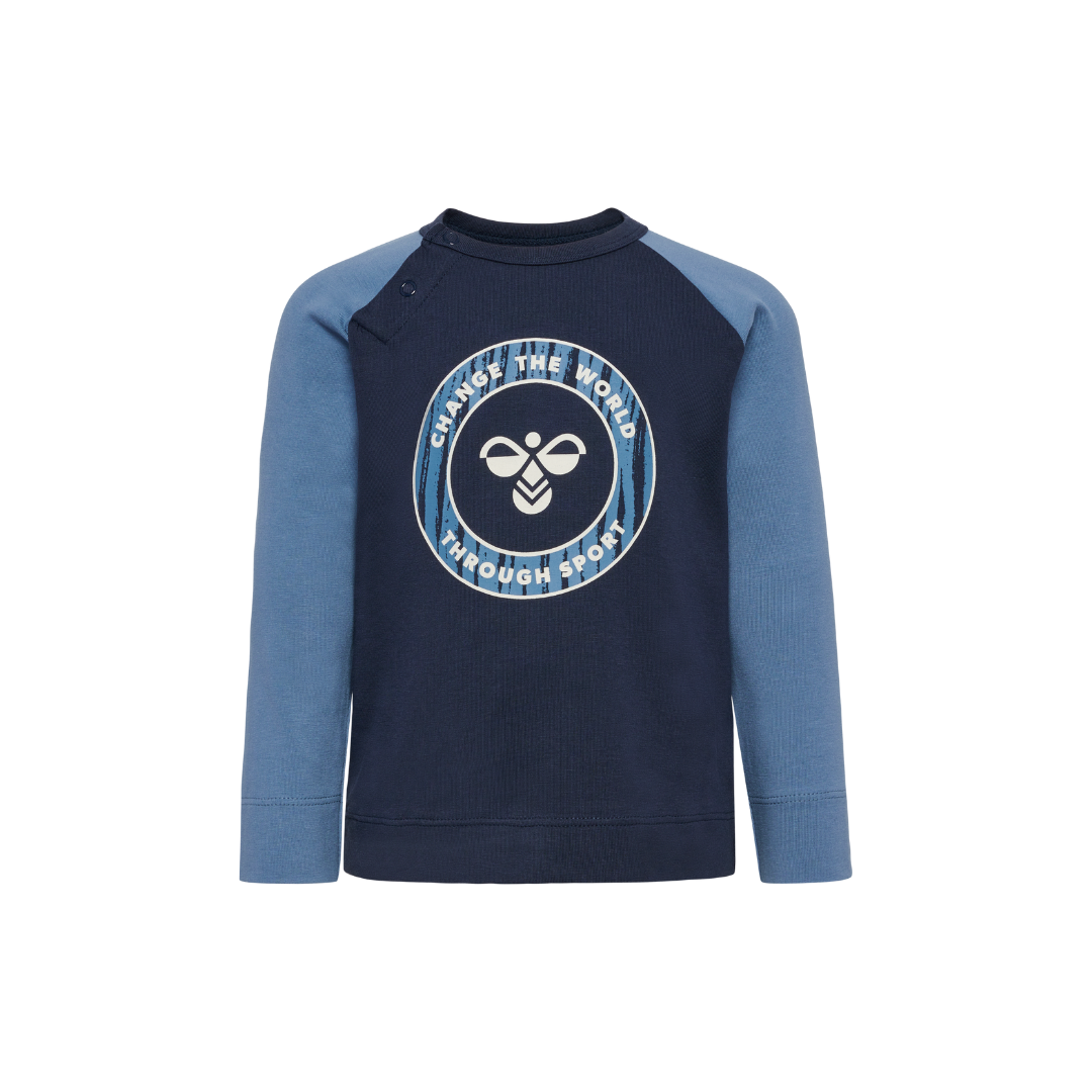 Hummel Bobby t-shirt L/S blue nights