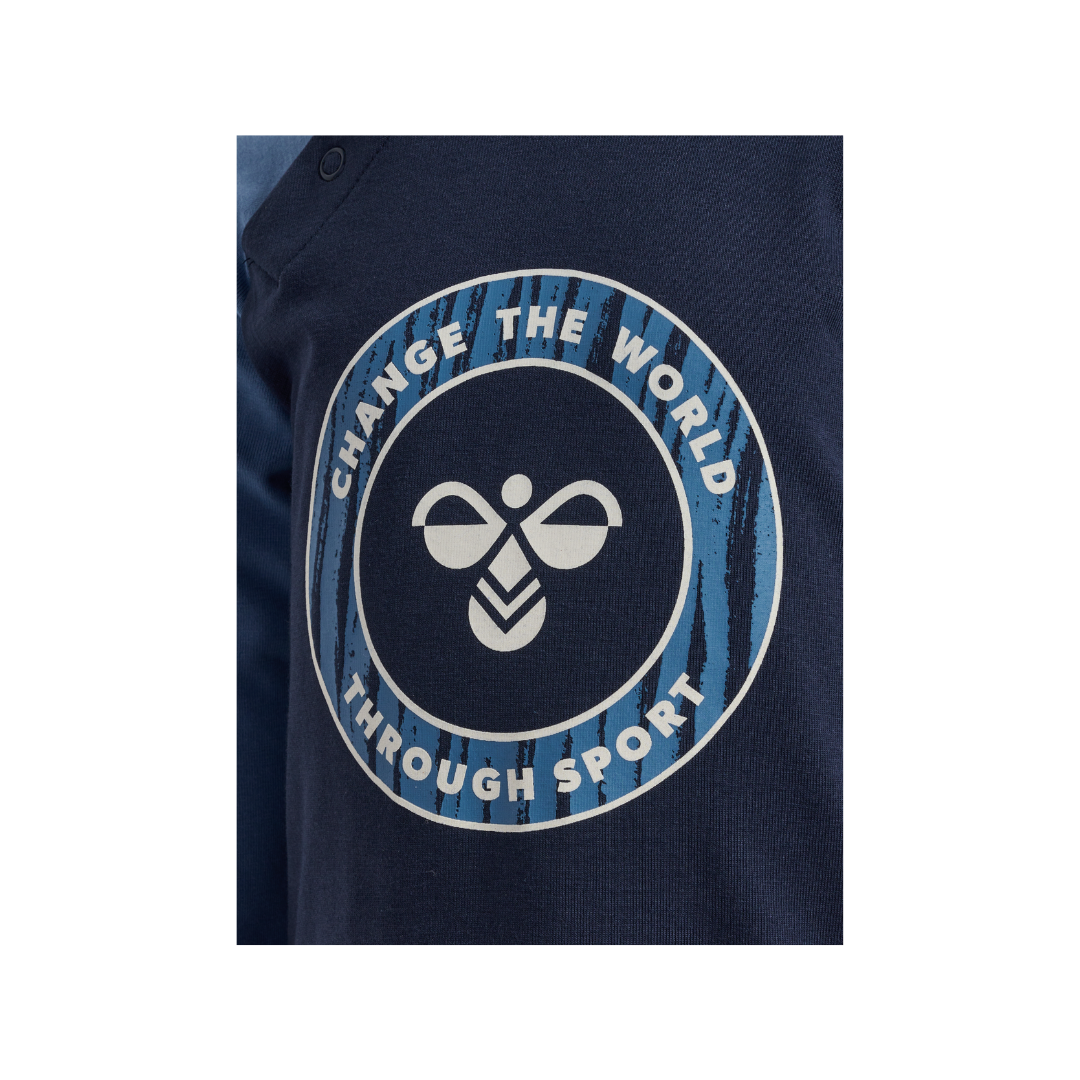 Hummel Bobby t-shirt L/S blue nights