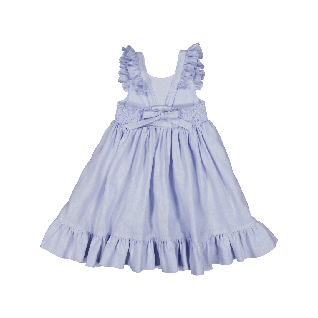 MarMar Danita frill kjole blue mist