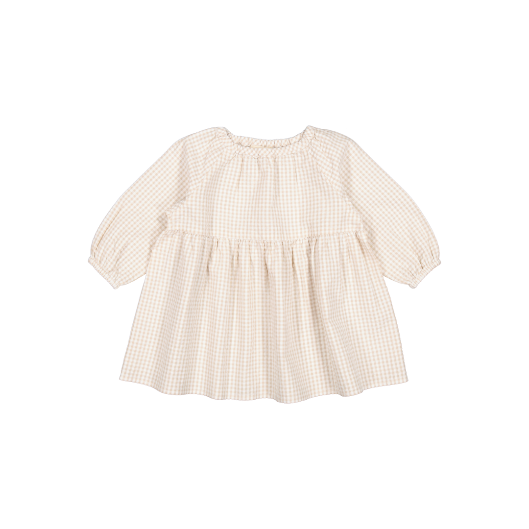 MarMar Dawson kjole grey sand gingham