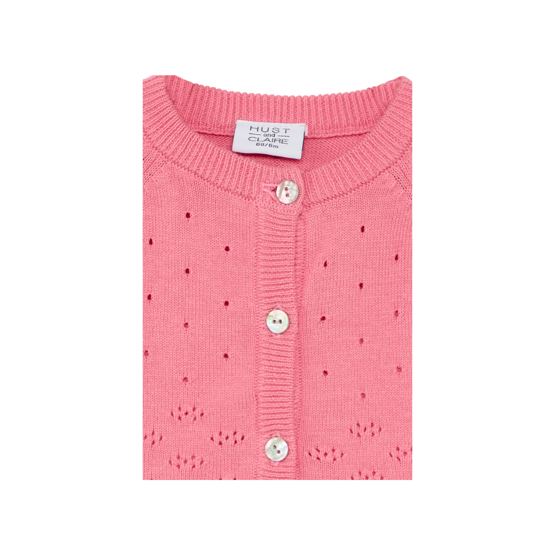 Hust & Claire Cillja cardigan flamingo