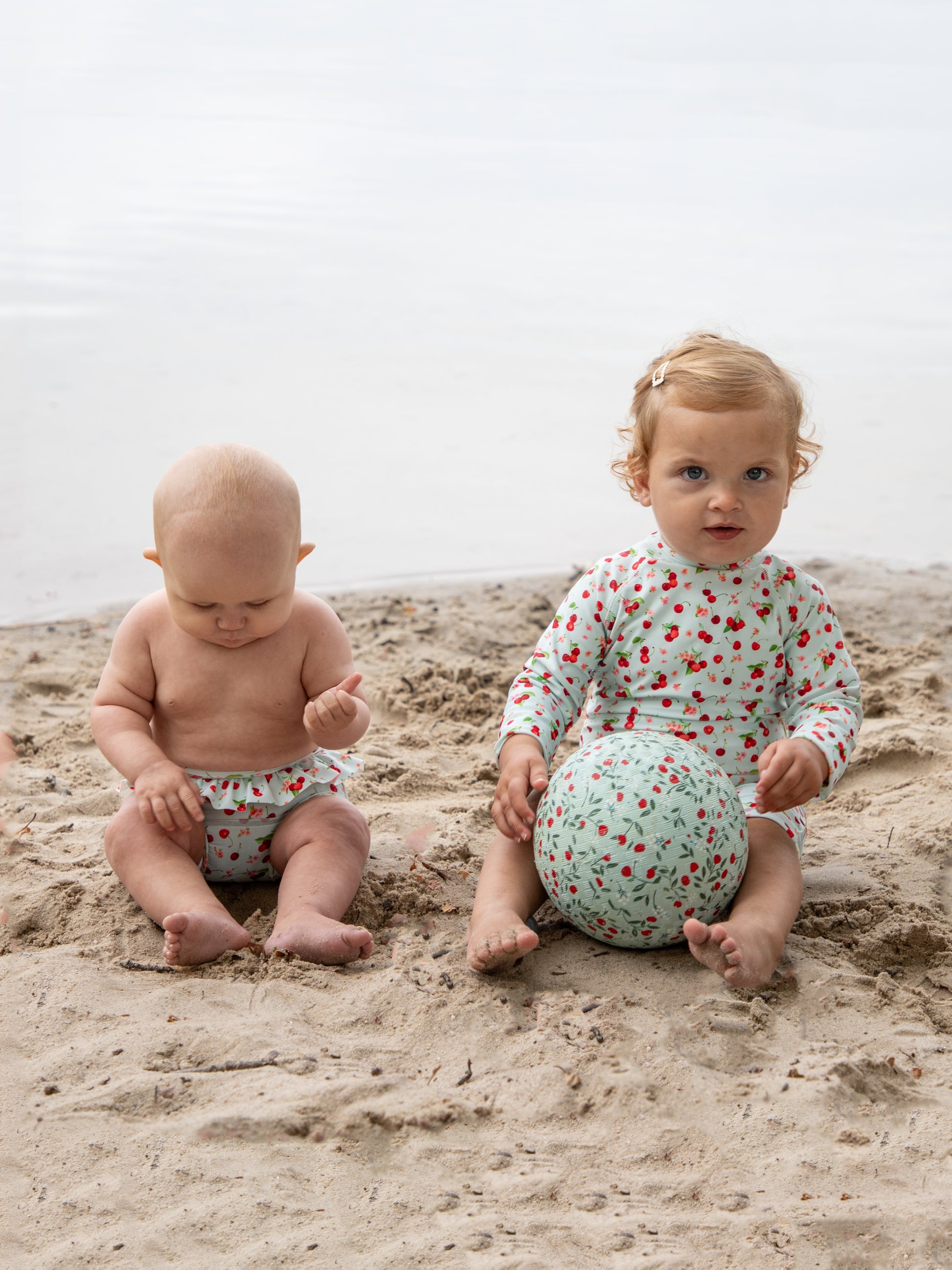 Pige i Hust & Claire Makki badedragt wan blue
