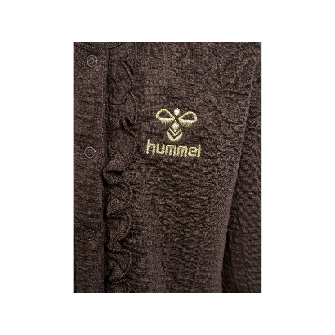 Hummel Issa sweat cardigan chocolate brown