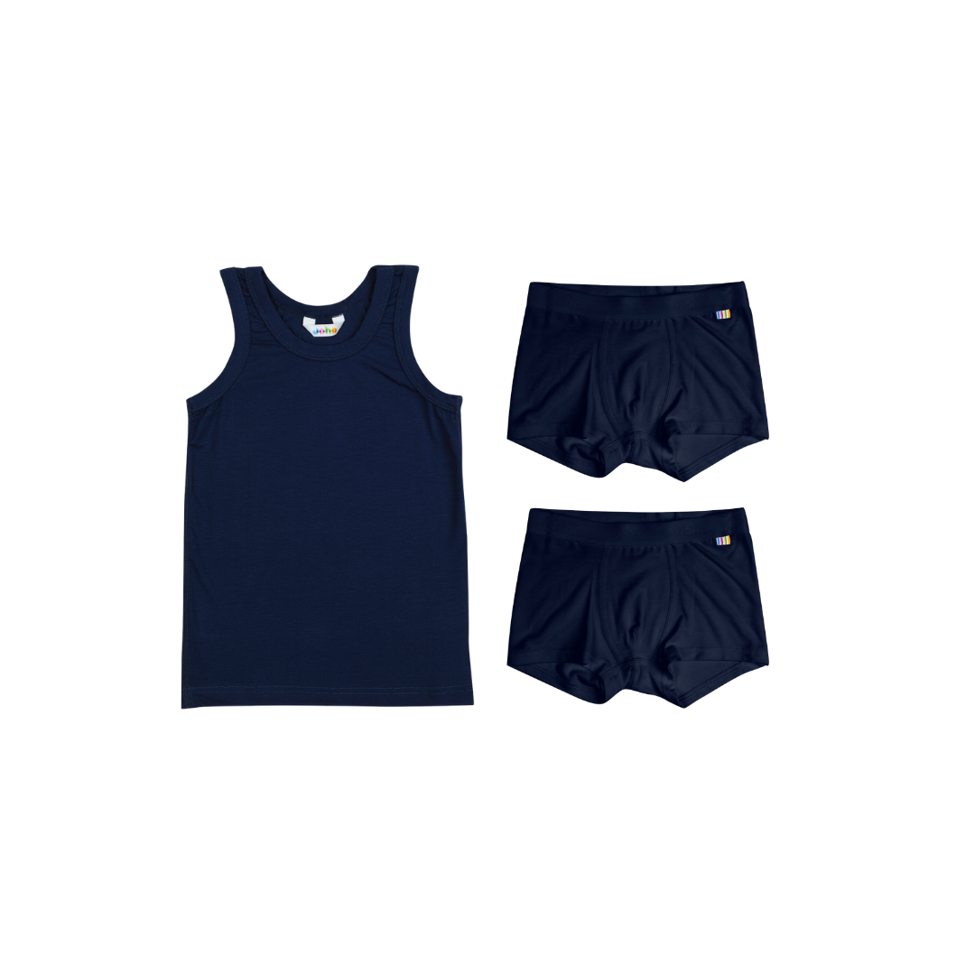 Joha Bambus undertøjssæt navy