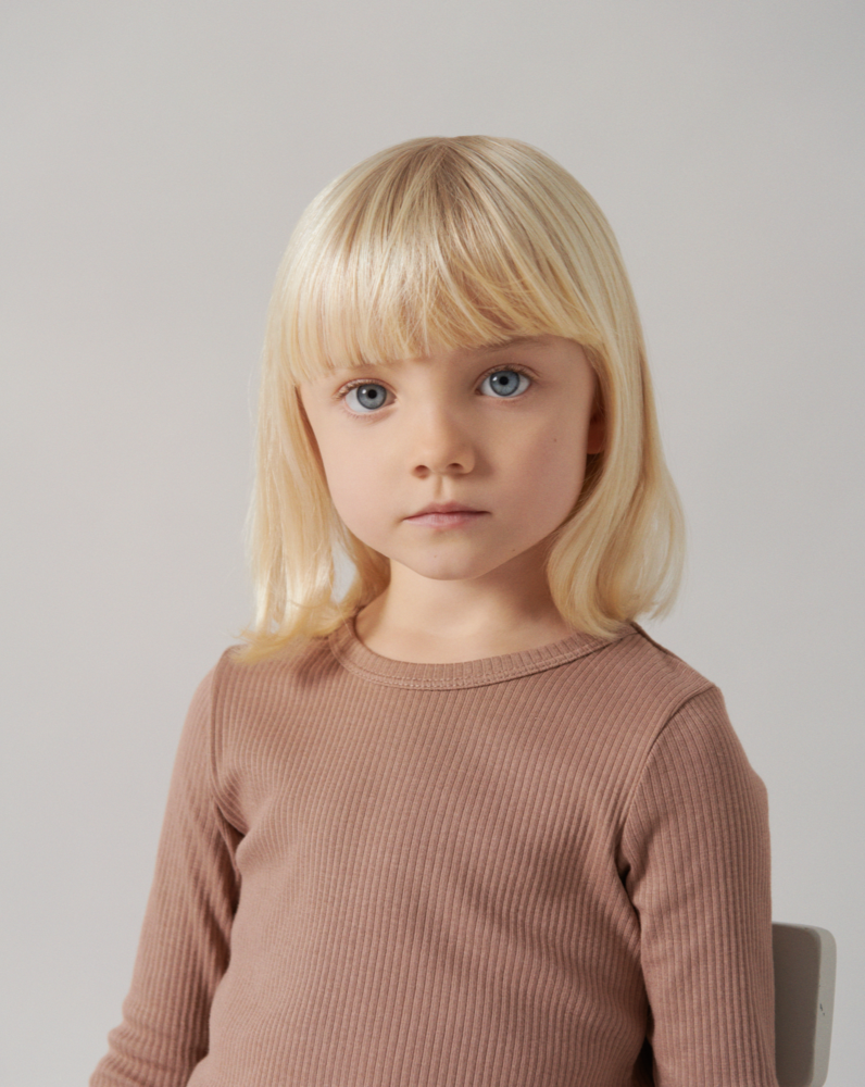 Pige med MarMar Modal plain tee powder taupe