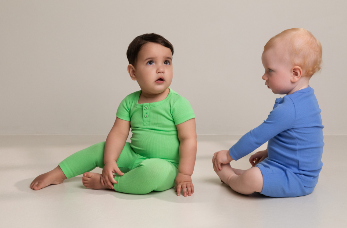 Dreng med MarMar modal i farven cornflower og clover