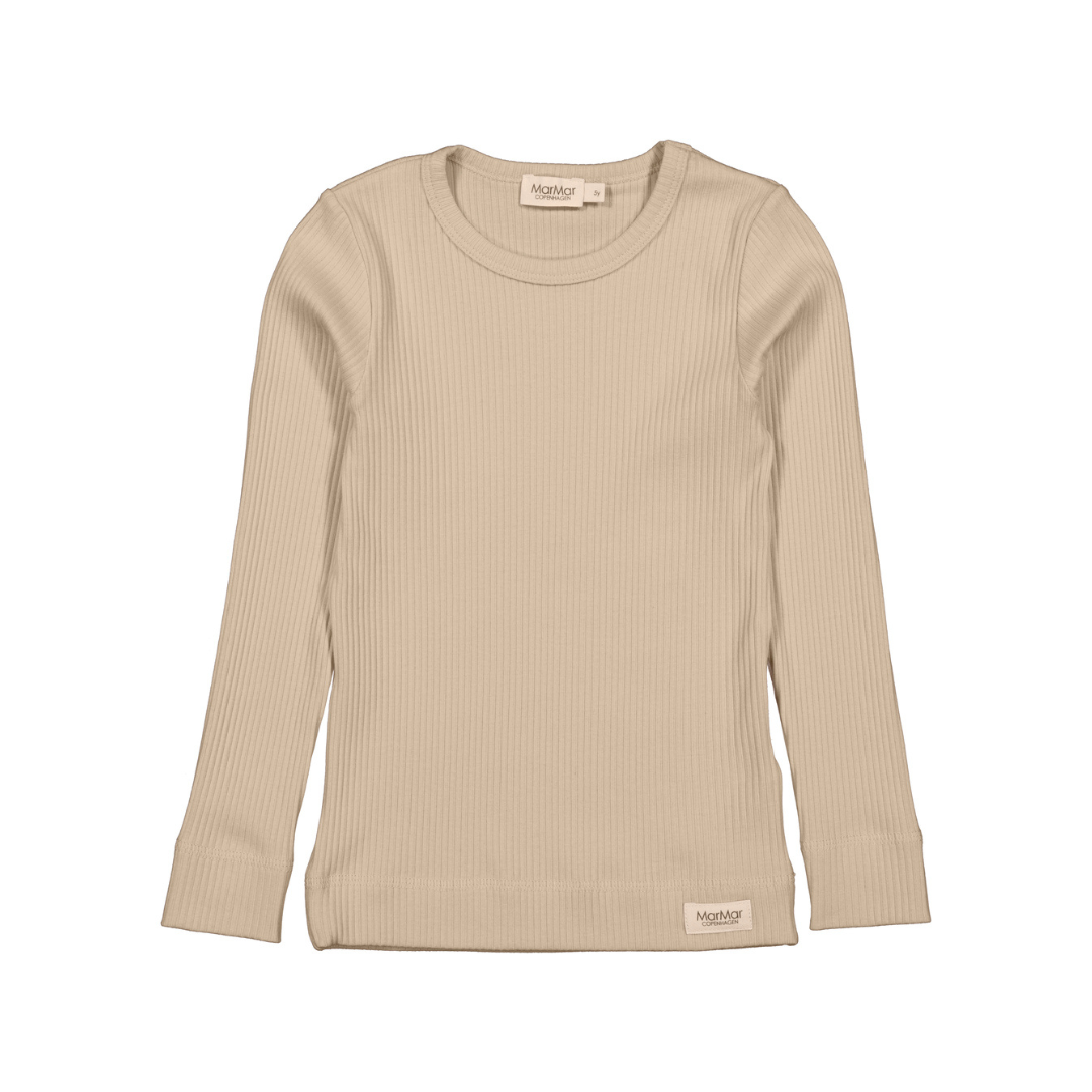 MarMar Modal plain tee LS stone wall