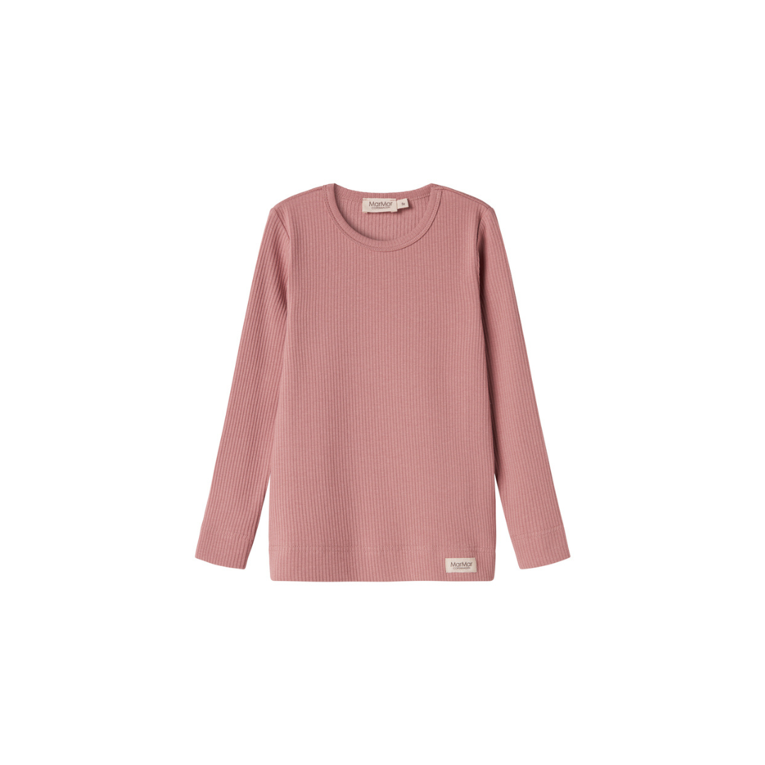 MarMar Modal plain tee LS rose parfait