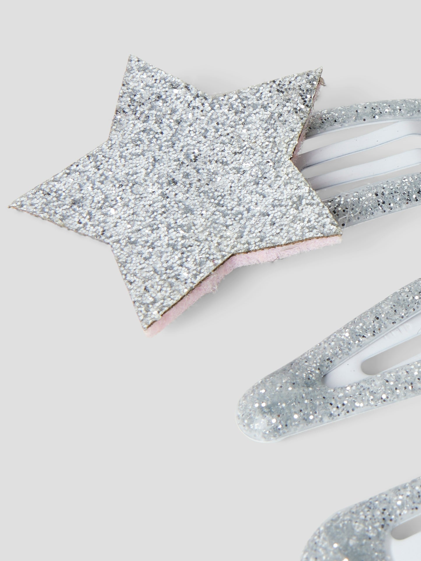 Name It Rosa 4-pak hårklemmer silver stars