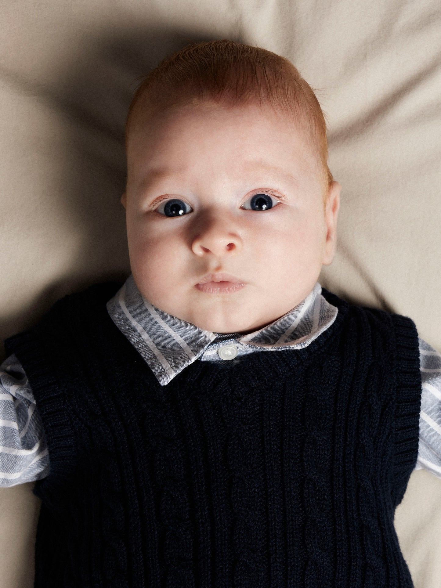 Baby dreng med Name It Roman strik vest navy blazer