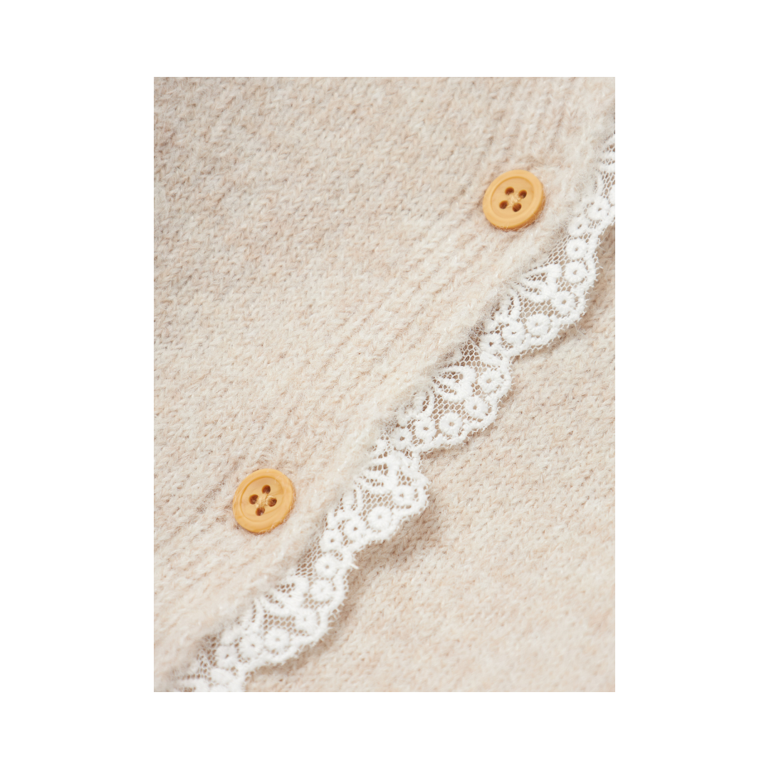 Name It Rikimmi LS strik cardigan peyote melange