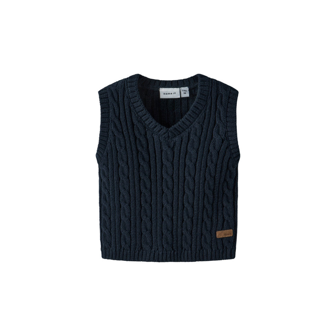 Name It Roman strik vest navy blazer