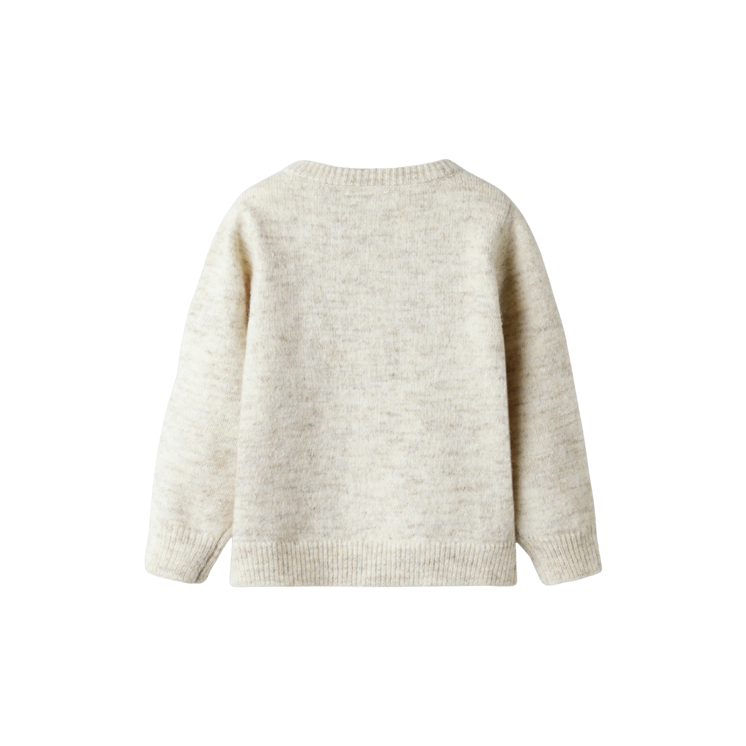 Name It Rikimmi LS strik cardigan peyote melange