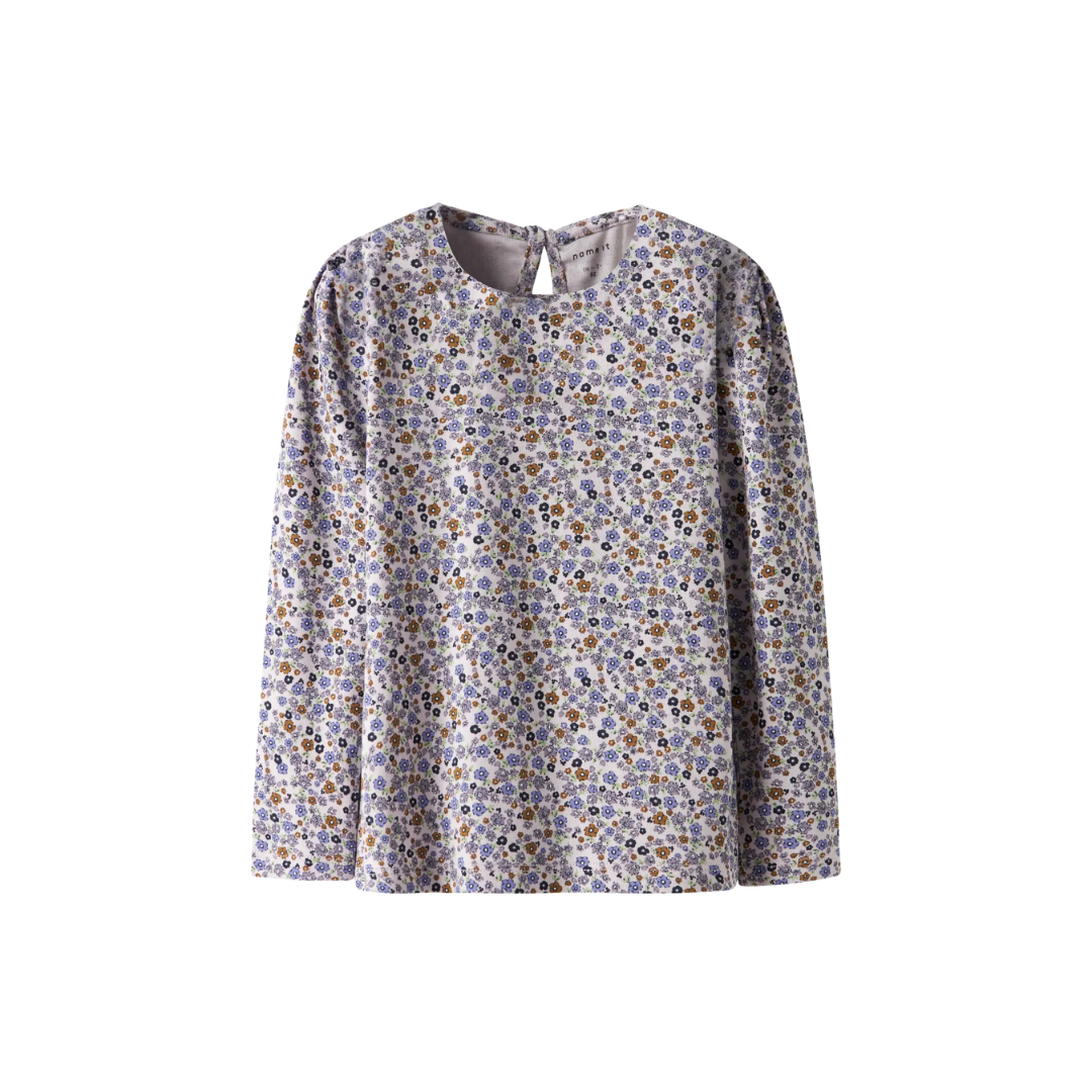 Name It Tuline LS bluse lilac marble