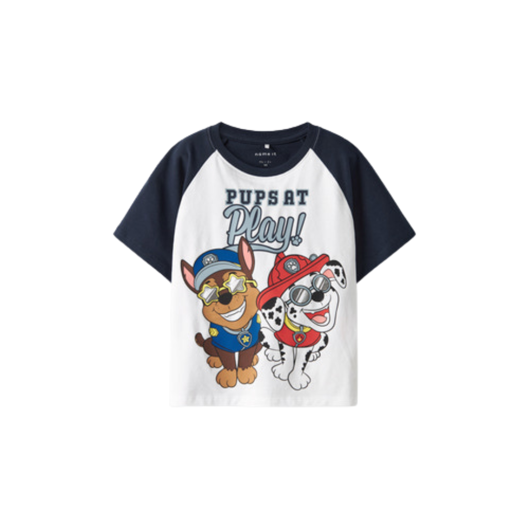 Name It Mulin t-shirt SS Paw Patrol bright white
