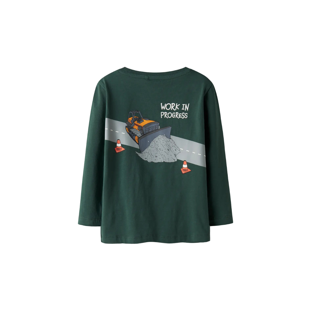 Name It Ofek Tonka LS bluse bistro green