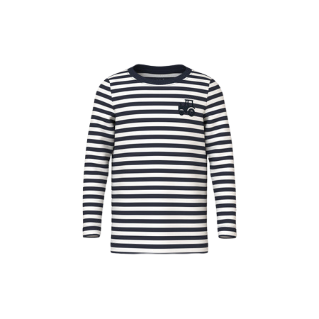 Name It Villy LS bluse navy blazer tractor