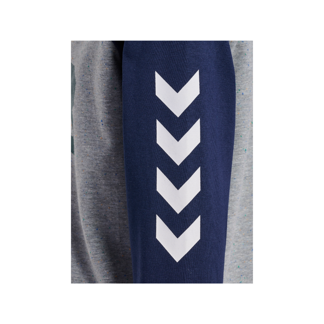 Hummel Nipps t-shirt LS light grey melange