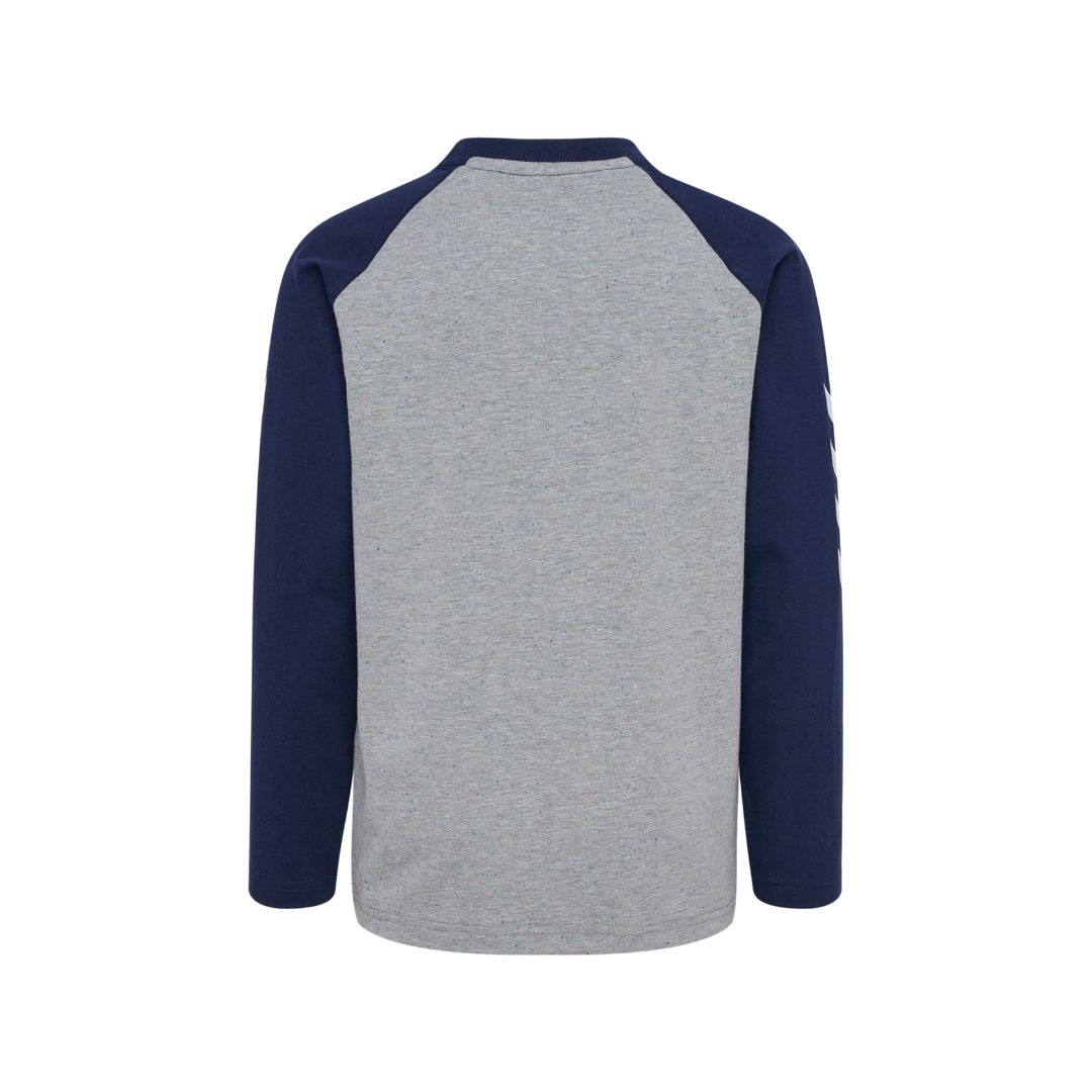 Hummel Nipps t-shirt LS light grey melange