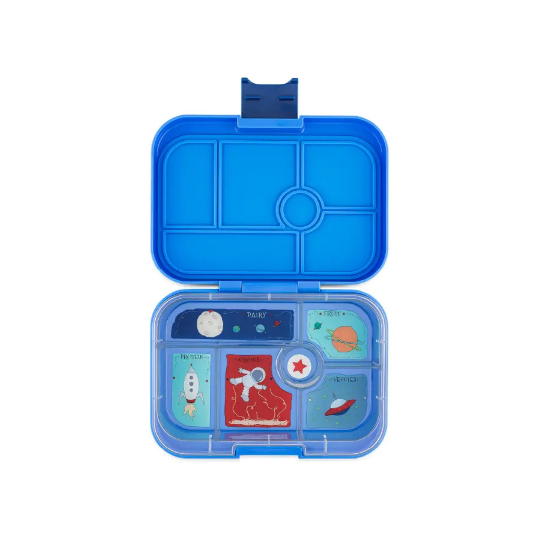 Yumbox Bento original m. 6 rum surf blue/raket