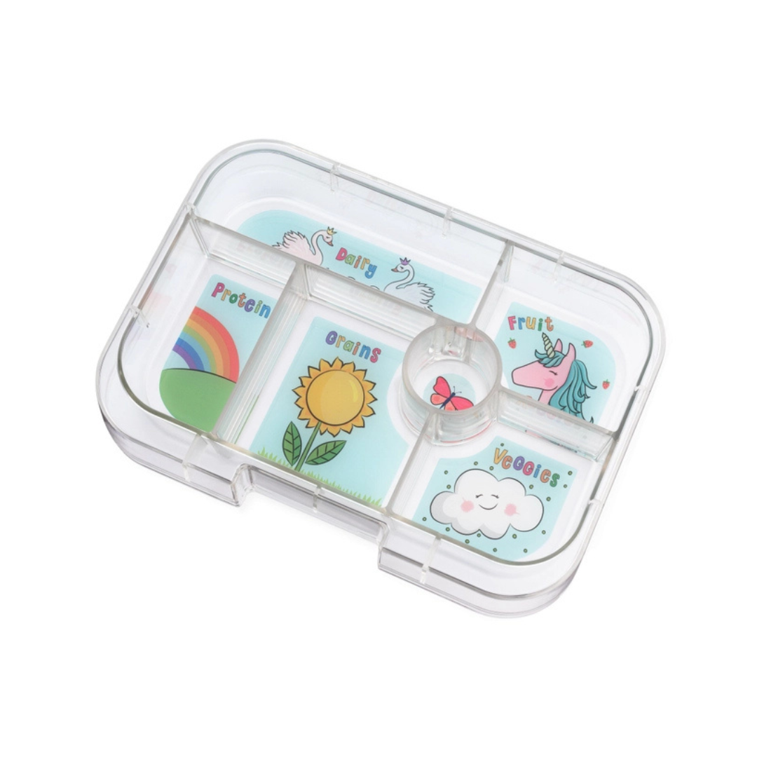 Yumbox Bento original m. 6 rum power pink/enhjørning