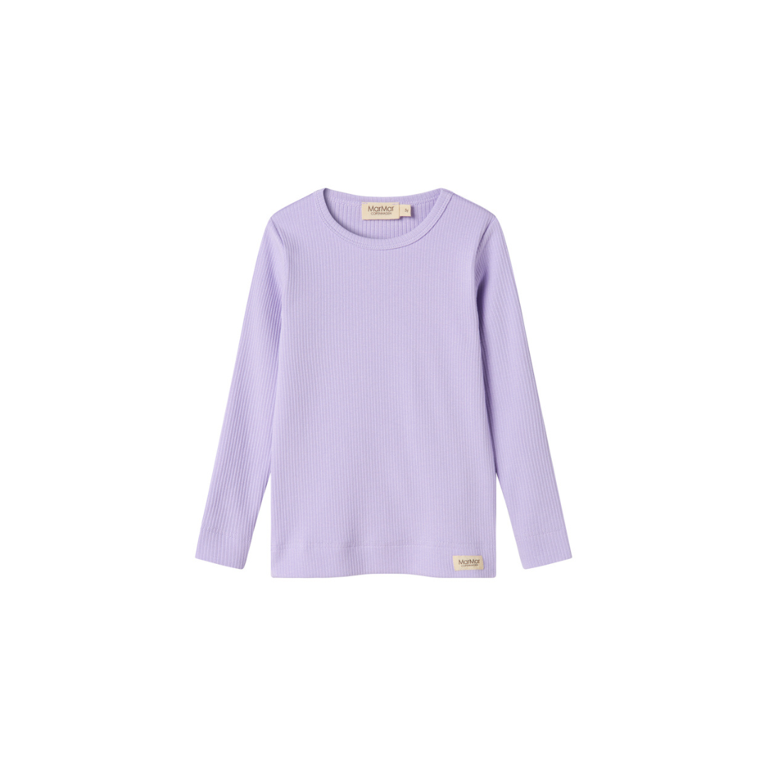 MarMar Modal plain tee LS soft lavender