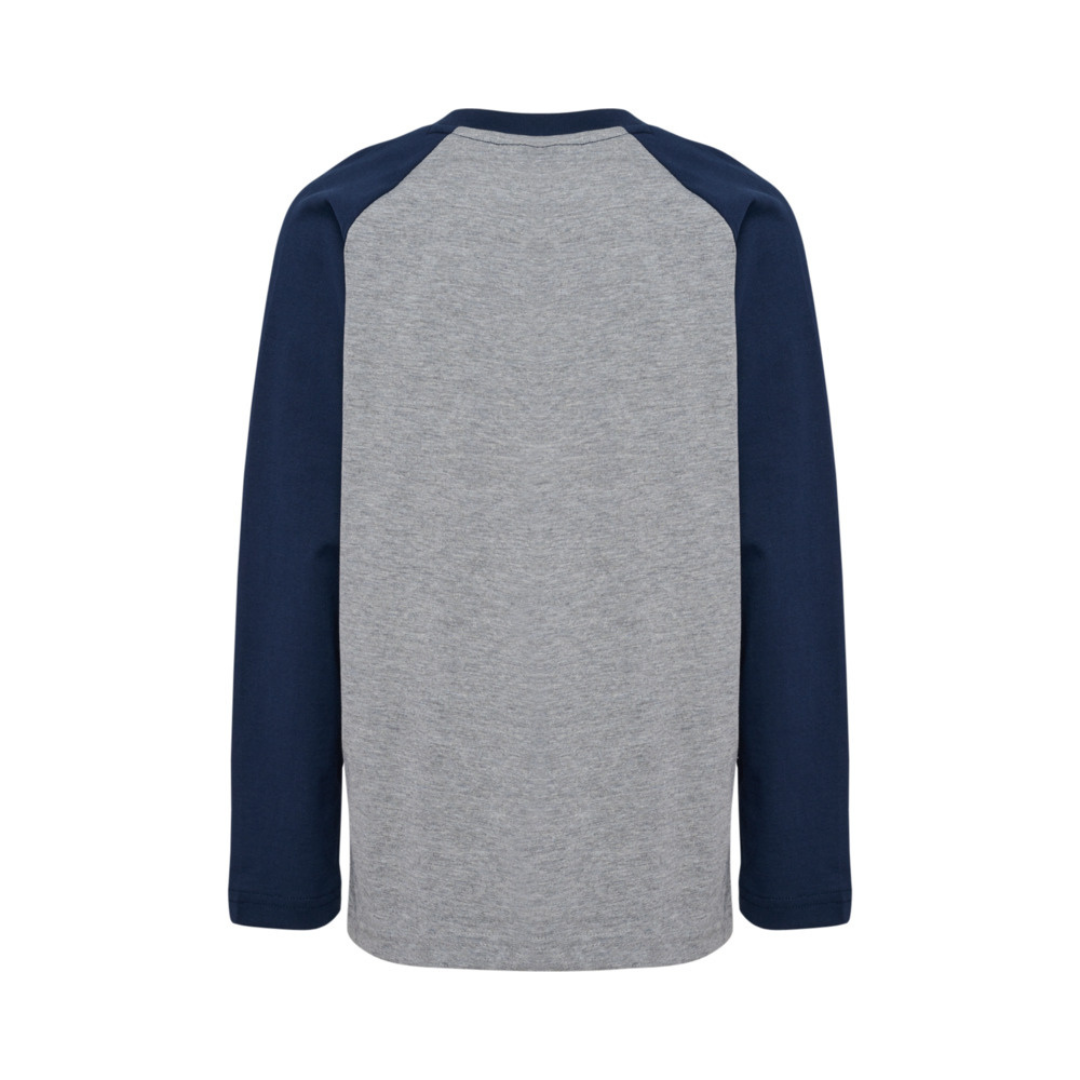 Hummel JR Raglan loose t-shirt L/S bee dress blues