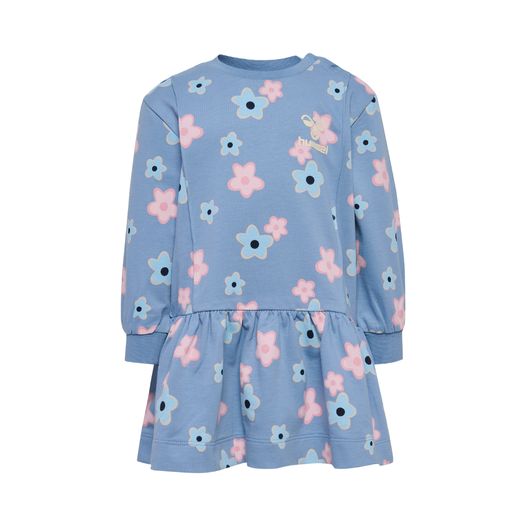 Hummel Rinna dress L/S faded denim