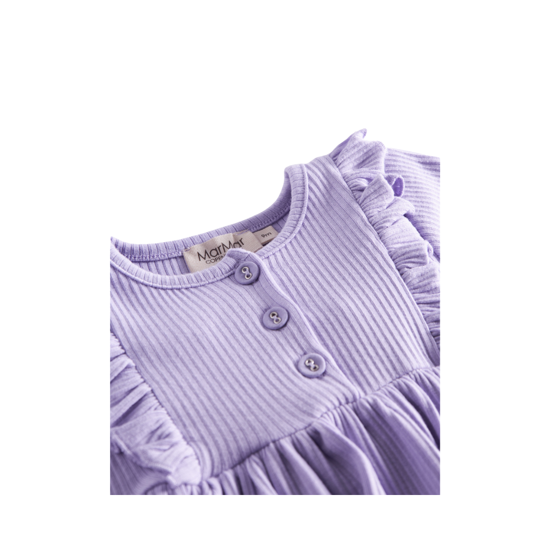 MarMar Rosa frill modal kjole soft lavender