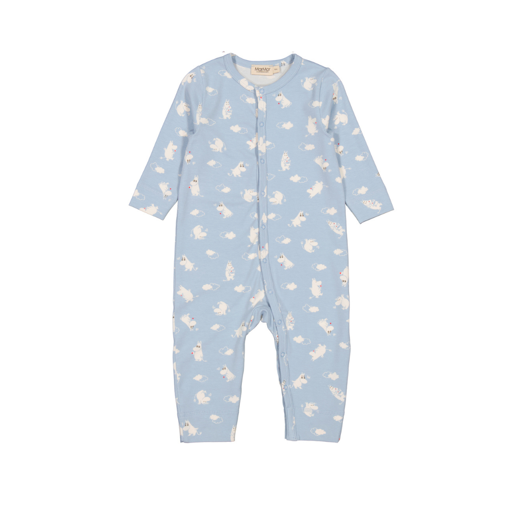 MarMar Ruka natdragt blue moomin