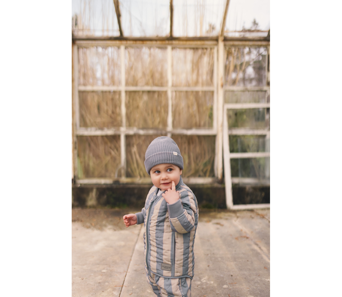 Dreng med MarMar Orry termojakke alpaca stripe